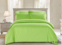 Постельное белье сатин страйп TAG - ST-1005, полуторный